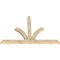 Ekena Millwork Richland Rough Sawn Timber Gable Bracket, Douglas Fir, 96"W x 64"H x 4"D x 6"F, 16/12 Pitch GBW096X64X0406RIC00RDF - alternate 4